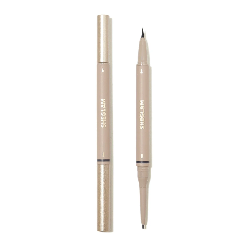 SHEGLAM 2-in-1 Brow Pencil Silver