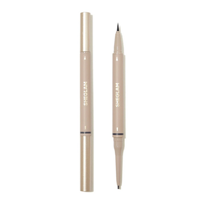 SHEGLAM 2-in-1 Brow Pencil Silver
