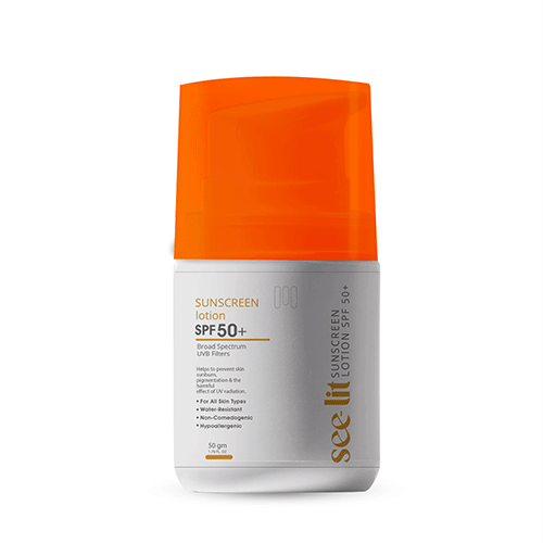 See Lit Sunscreen Lotion SPF50+