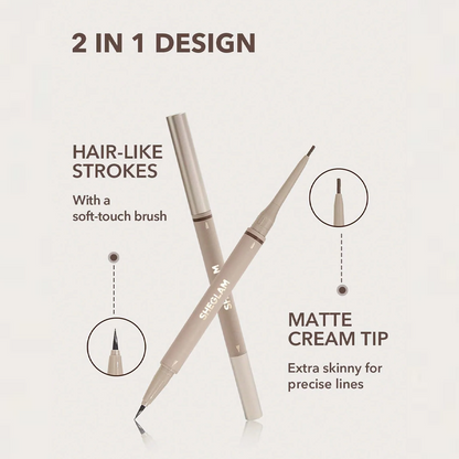 SHEGLAM 2-in-1 Brow Pencil Graphite