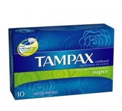 Tampax Super Tampons 10 count
